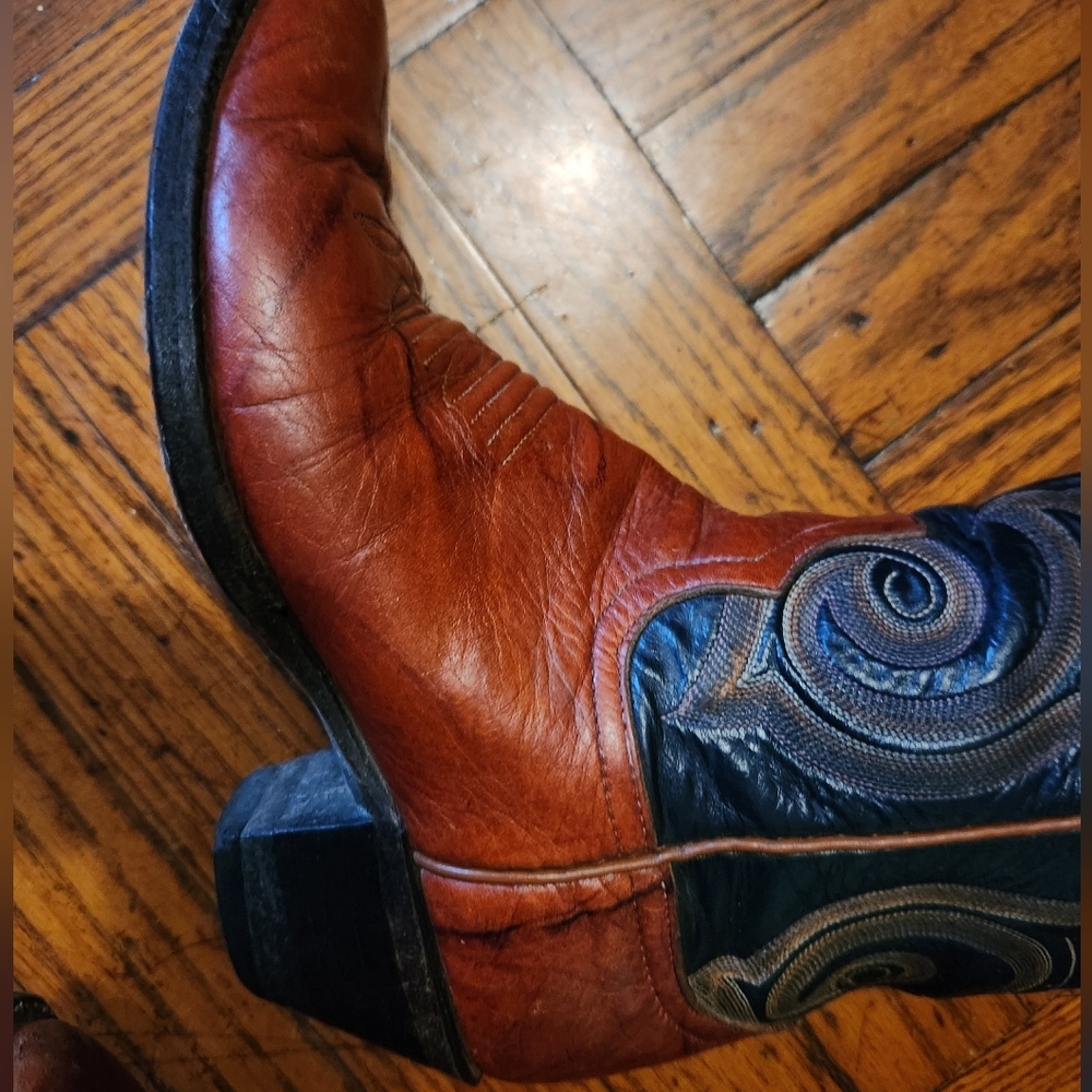 Vintage Larry Mahan Tall Cowboy Boots - Picture 8 of 12